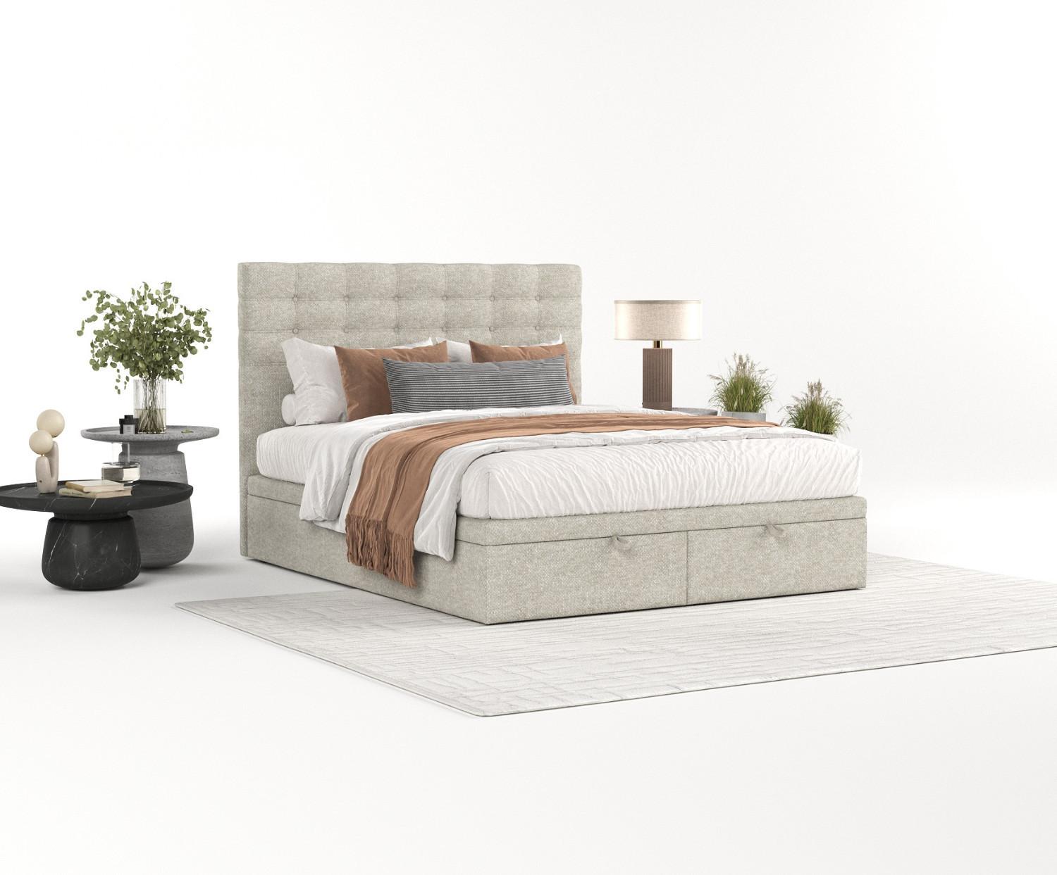 wohnli-moebel-suche-800000984895-1 POLSTERBETT Callo mit Stauraum 160/200 cm Beige im Alta Stoff Textil AltaBeds Möbel > Betten > Polsterbetten Beige