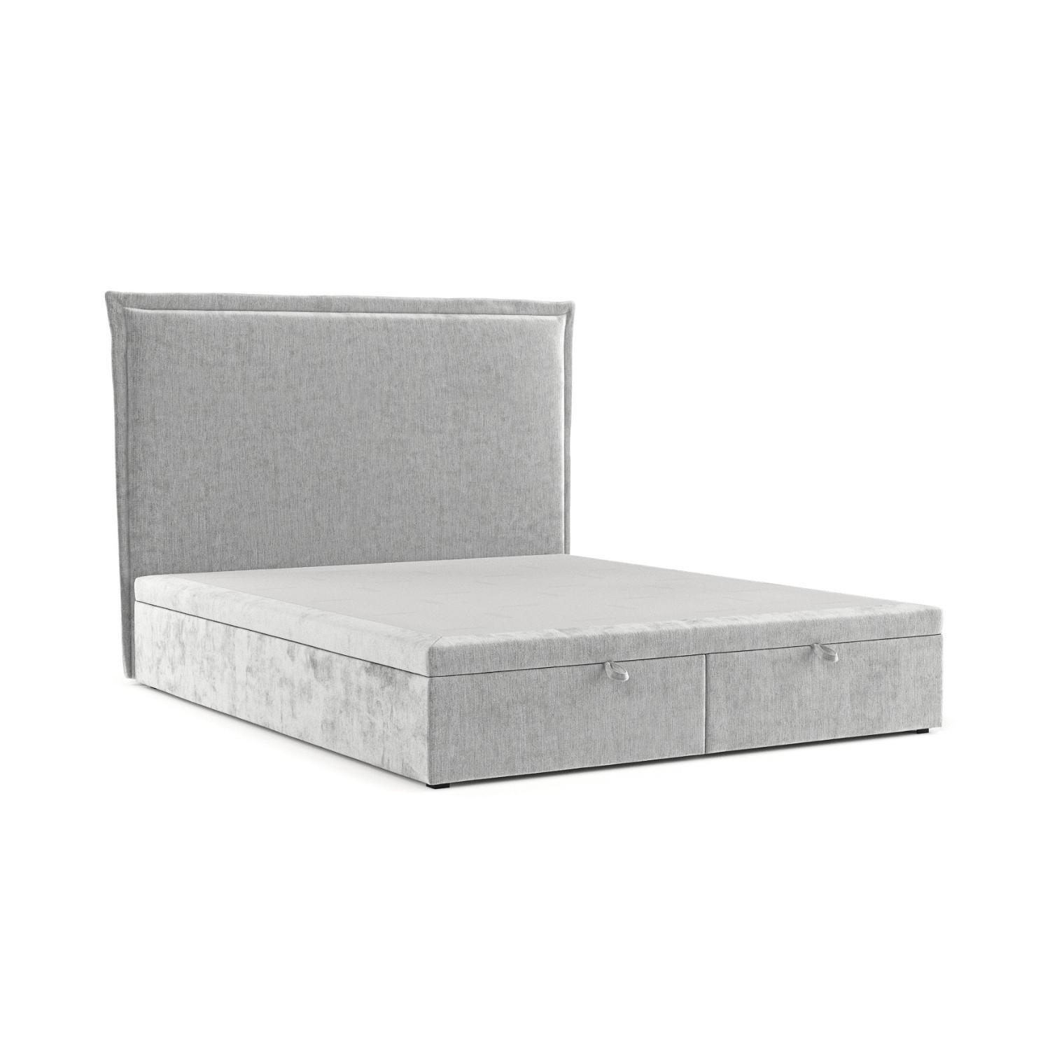 wohnli-moebel-suche-800000984910 Wohnli Möbelsuche - POLSTERBETT Eliot mit Stauraum 180/200 cm Hellgrau im Lotta Stoff