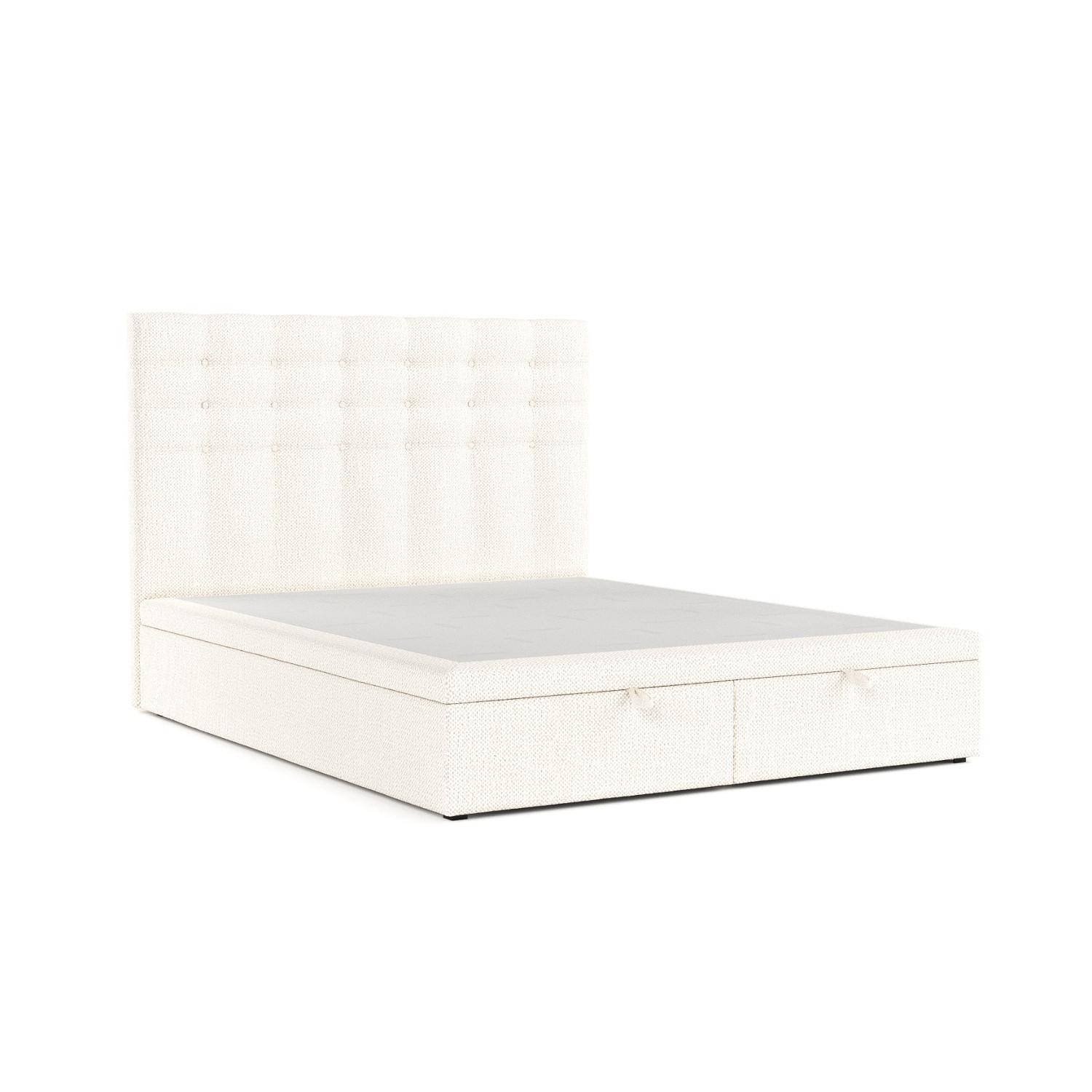 Wohnli Möbelsuche - POLSTERBETT Callo mit Stauraum 140/200 cm Creme im Alta Stoff