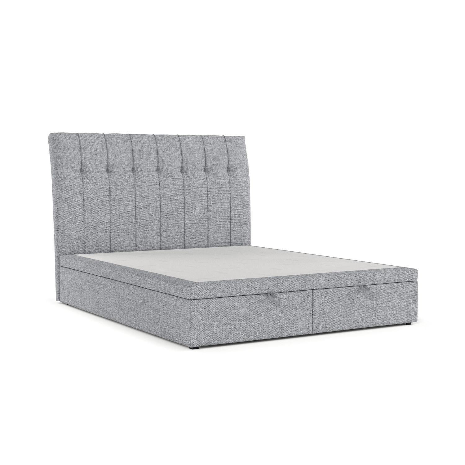 wohnli-moebel-suche-800000984956 Wohnli Möbelsuche - POLSTERBETT Kelsea mit Stauraum 120/200 cm Grau im Alta Stoff