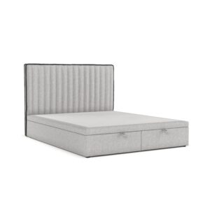 wohnli-moebel-suche-800000985052 Wohnli Möbelsuche - POLSTERBETT Keva mit Stauraum 120/200 cm Grau im Megan Stoff