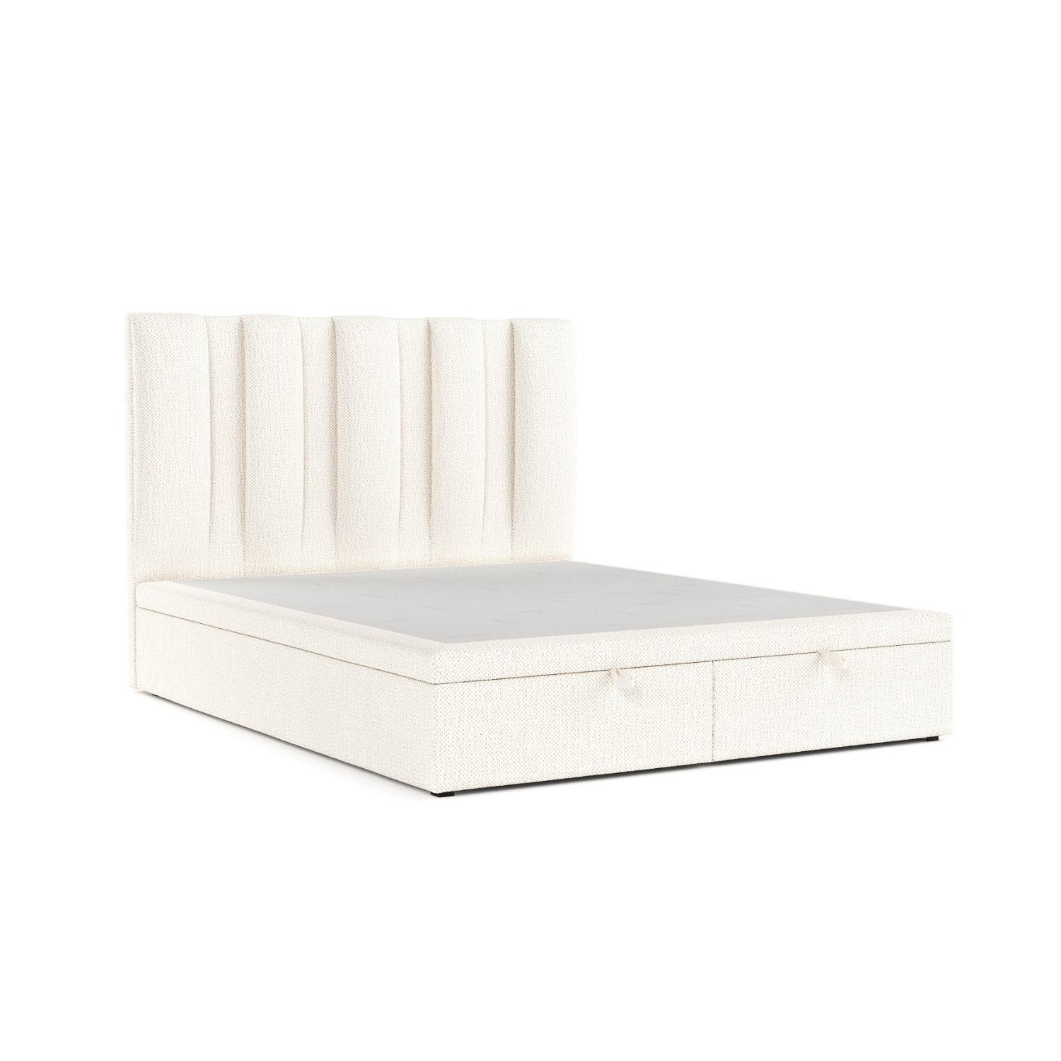 Wohnli Möbelsuche - POLSTERBETT Orta mit Stauraum 160/200 cm Creme im Alta Stoff