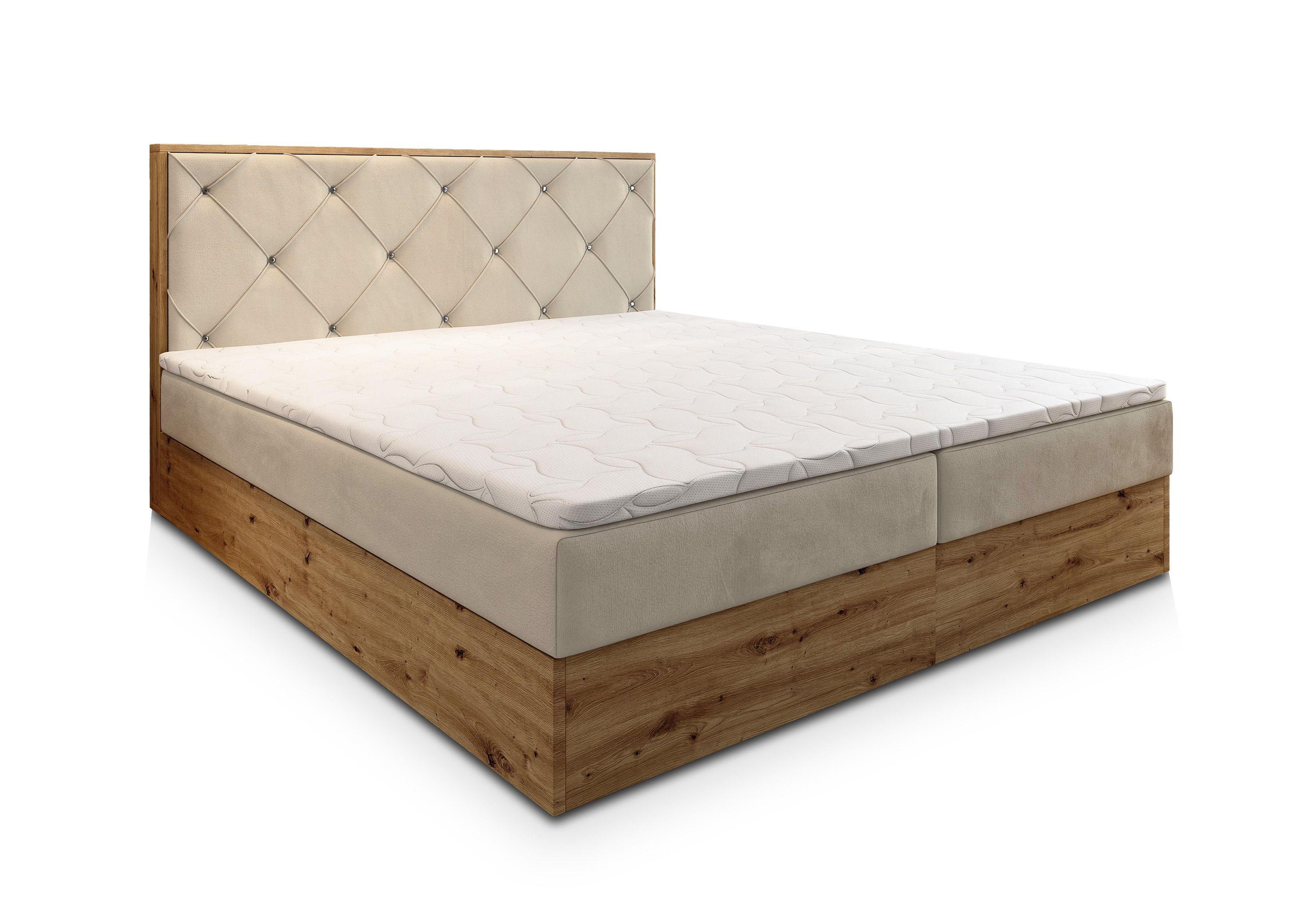 wohnli-moebel-suche-800000985235 Wohnli Möbelsuche - BOXBETT FOSCO 180x200 cm mit Matratze und Topper - Beige