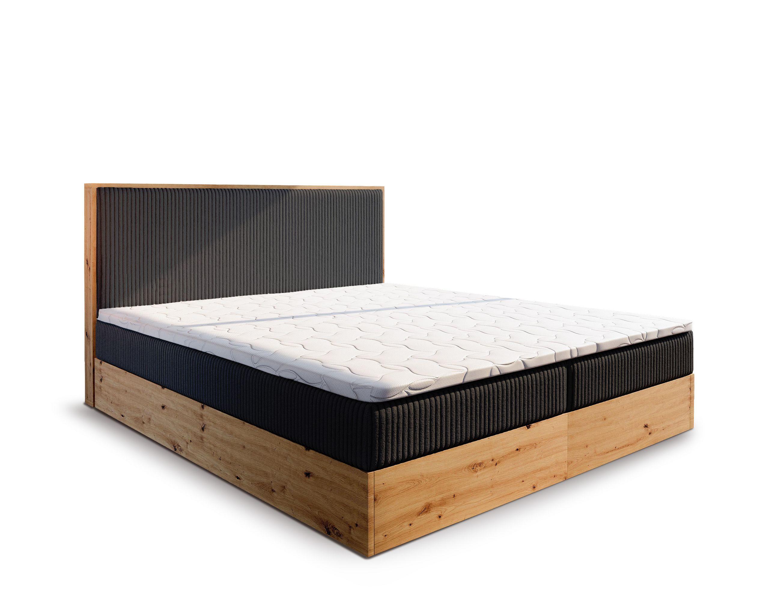 wohnli-moebel-suche-800000985283 Wohnli Möbelsuche - BOXBETT VERDON 140x200 cm mit Matratze und Topper - Schwarz
