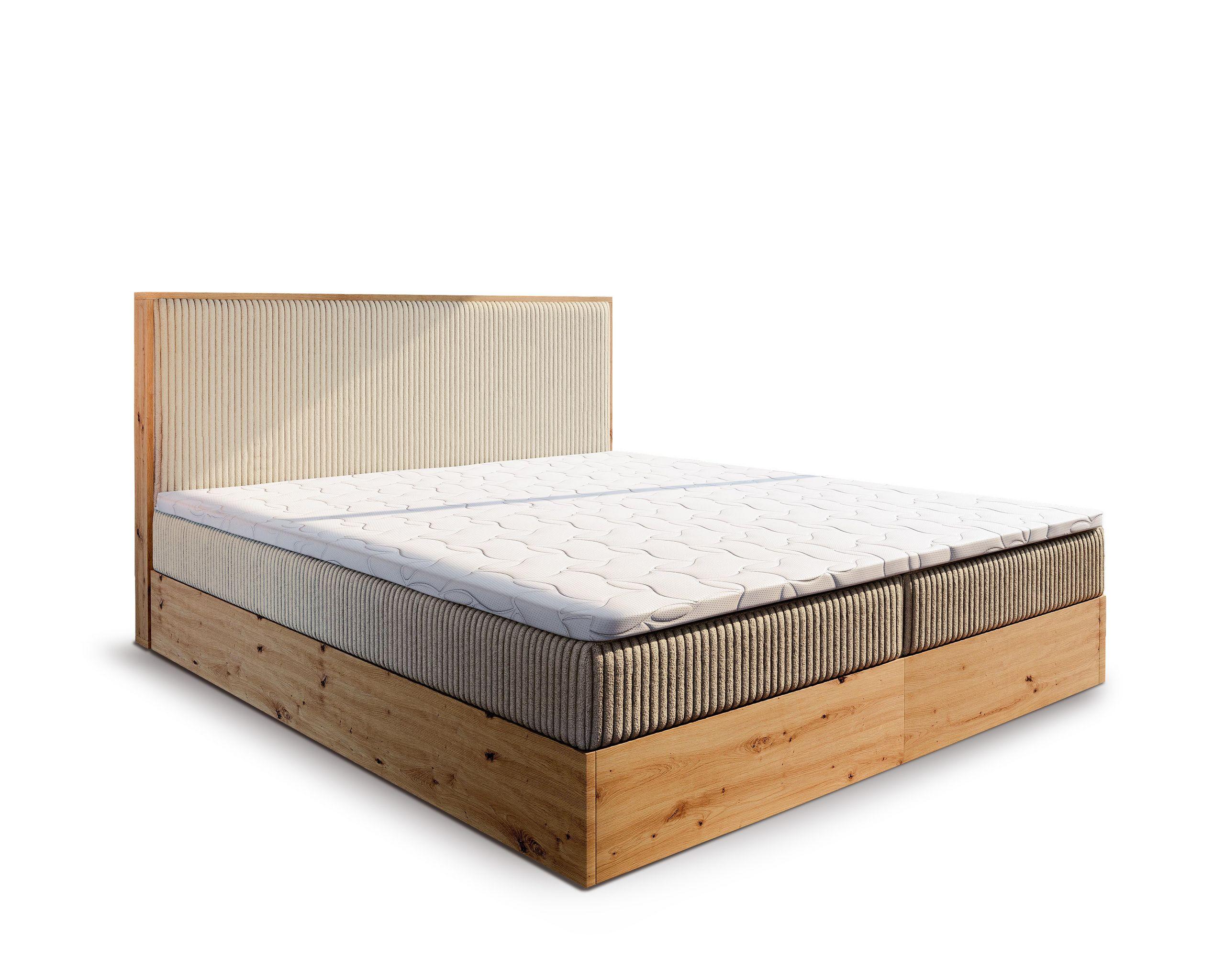 wohnli-moebel-suche-800000985318 Wohnli Möbelsuche - BOXBETT VERDON 140x200 cm mit Matratze und Topper - Creme