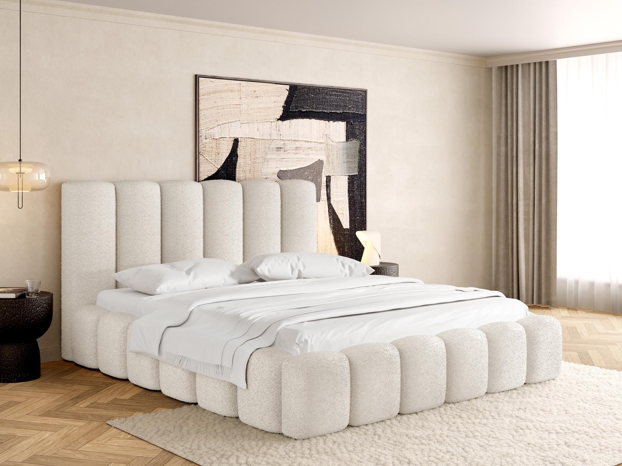 Creme Boucle 180x200 cm