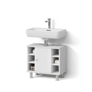 wohnli-moebel-suche-800000993815 Wohnli Möbelsuche - WASCHBECKENUNTERSCHRANK Fucino Weiß 60 x 54 cm