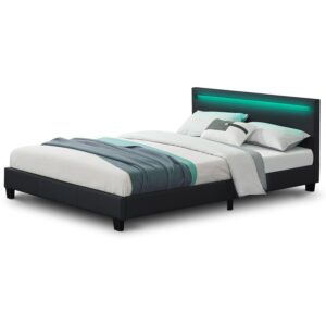 wohnli-moebel-suche-800000996285 Wohnli Möbelsuche - POLSTERBETT Paris schwarz 140x200 cm