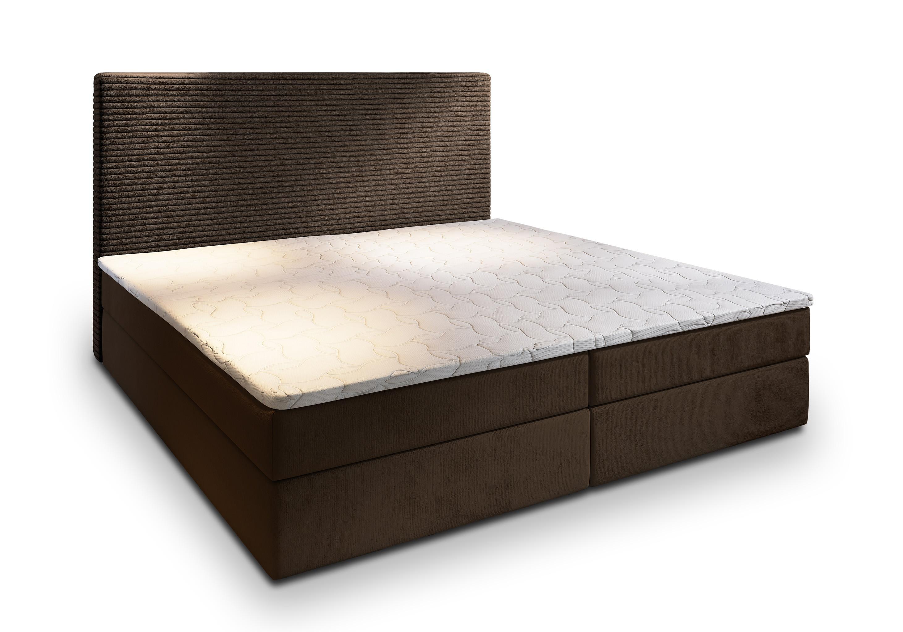 wohnli-moebel-suche-800000996477 Wohnli Möbelsuche - BOXBETT GIARRO 140x200 cm mit Matratze und Topper - Braun