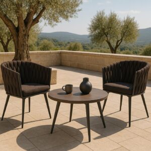 GARTENSTUHL Braun Textil MCW Garten & Outdoor > Gartenmöbel > Gartenstühle Braun