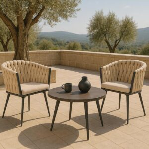 GARTENSTUHL Creme Textil MCW Garten & Outdoor > Gartenmöbel > Gartenstühle Weiß