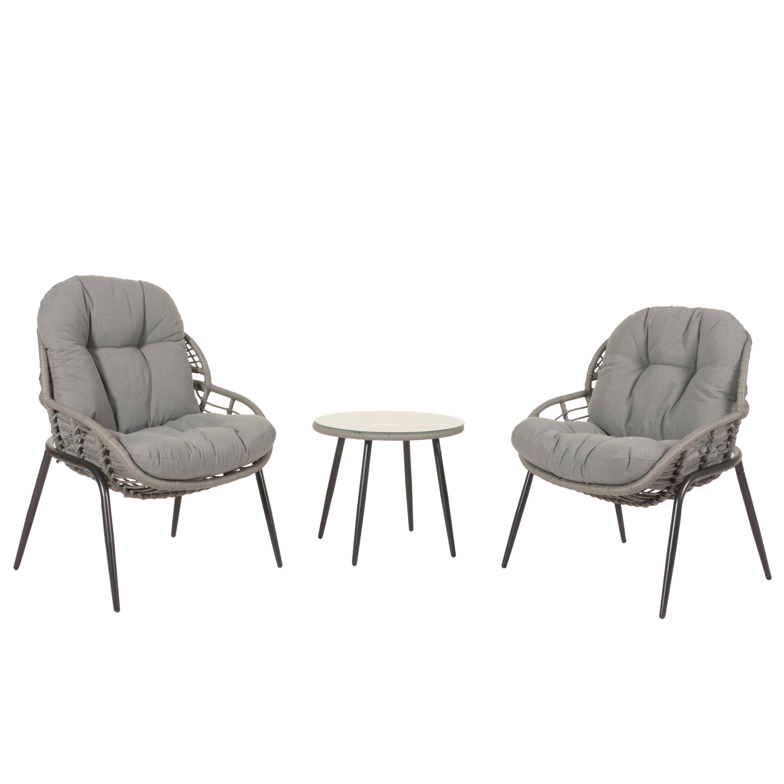 wohnli-moebel-suche-800000998414 Wohnli Möbelsuche - POLY-RATTAN GARNITUR Grau