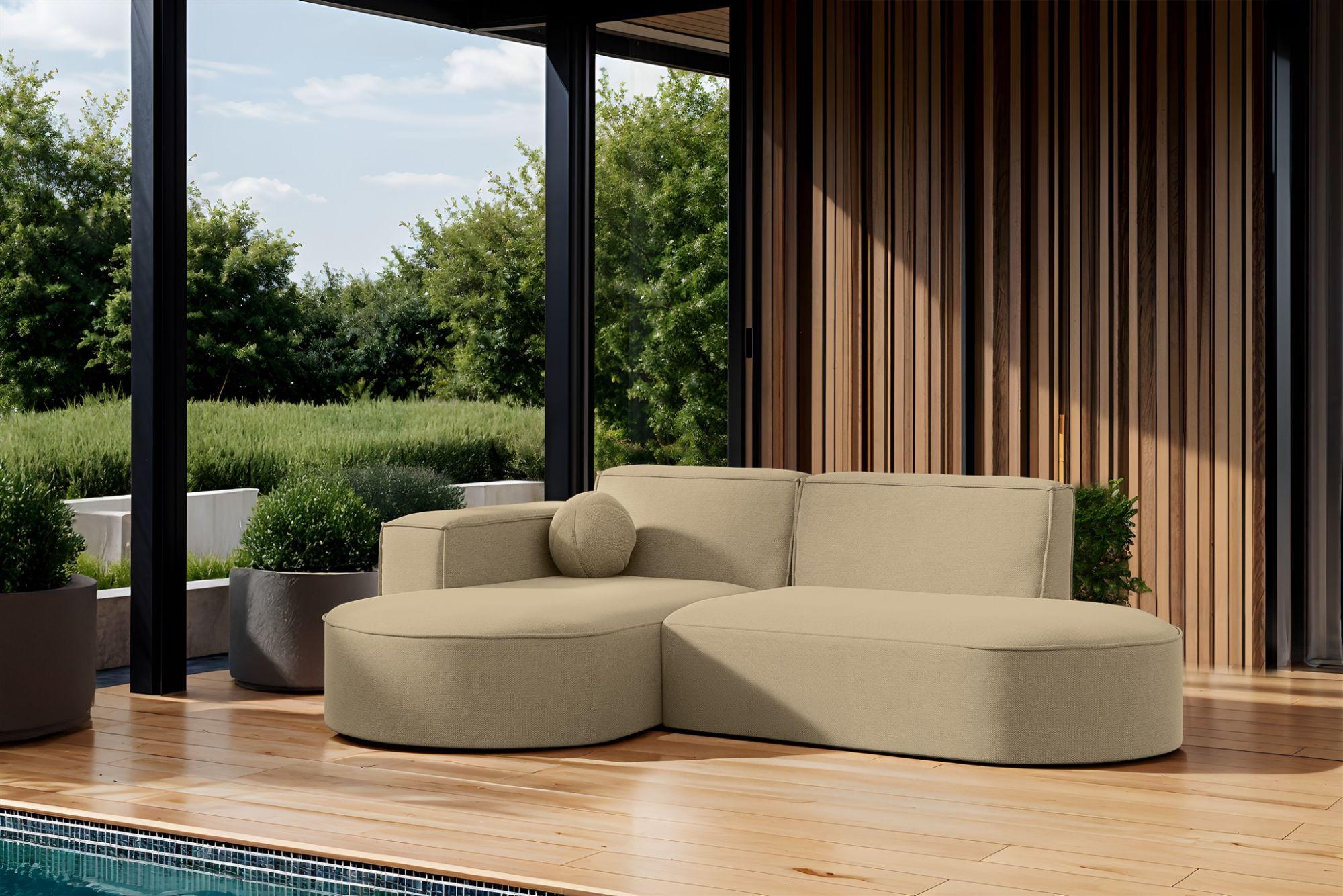 ECKSOFA Sunday Xs Holzwerkstoff Fun Möbel Garten & Outdoor > Gartenmöbel Beige