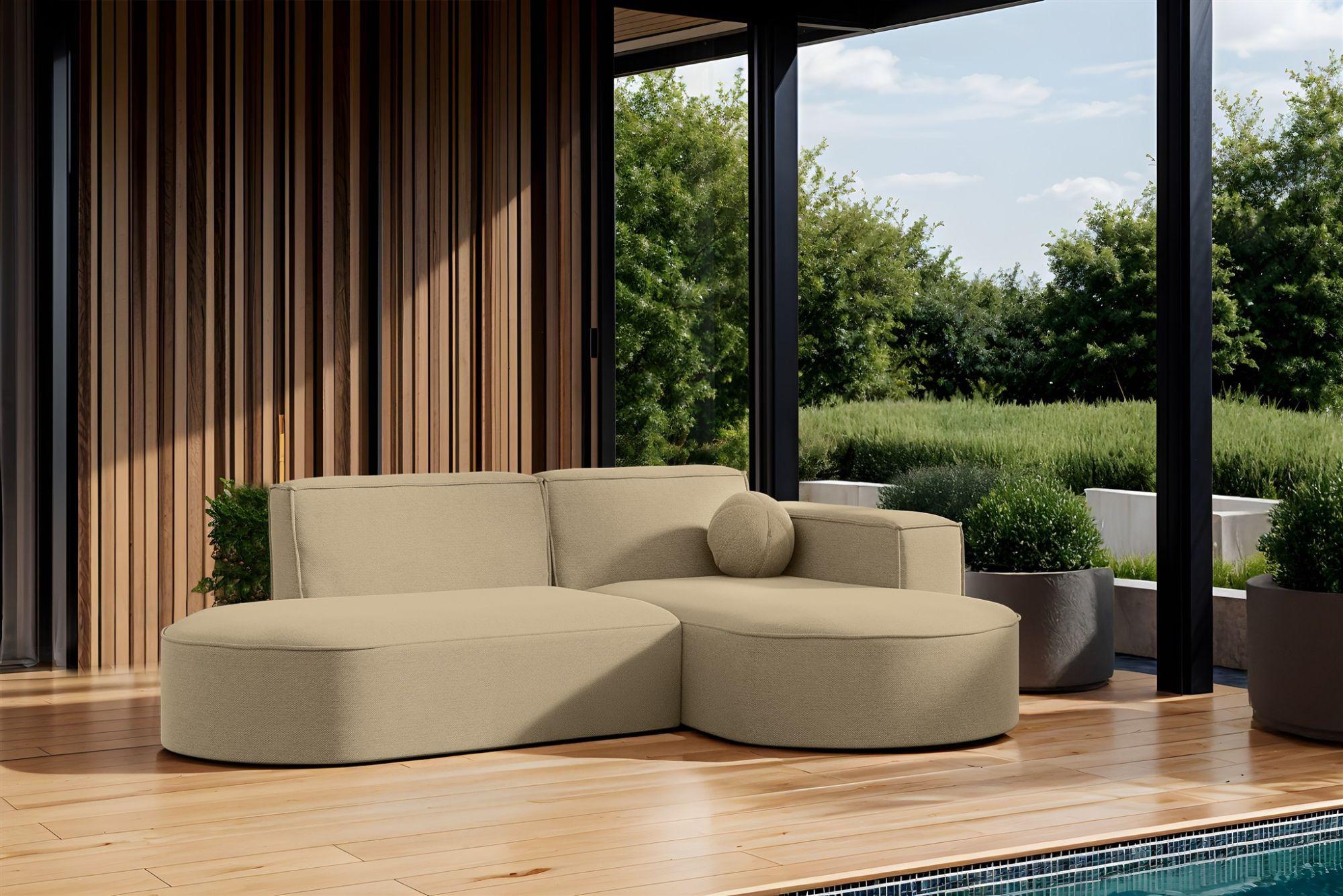 ECKSOFA Sunday Xs Holzwerkstoff Fun Möbel Garten & Outdoor > Gartenmöbel Beige