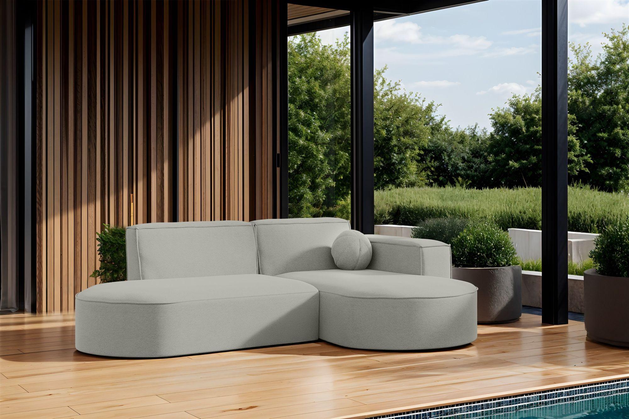 ECKSOFA Sunday Xs Holzwerkstoff Fun Möbel Garten & Outdoor > Gartenmöbel Grau