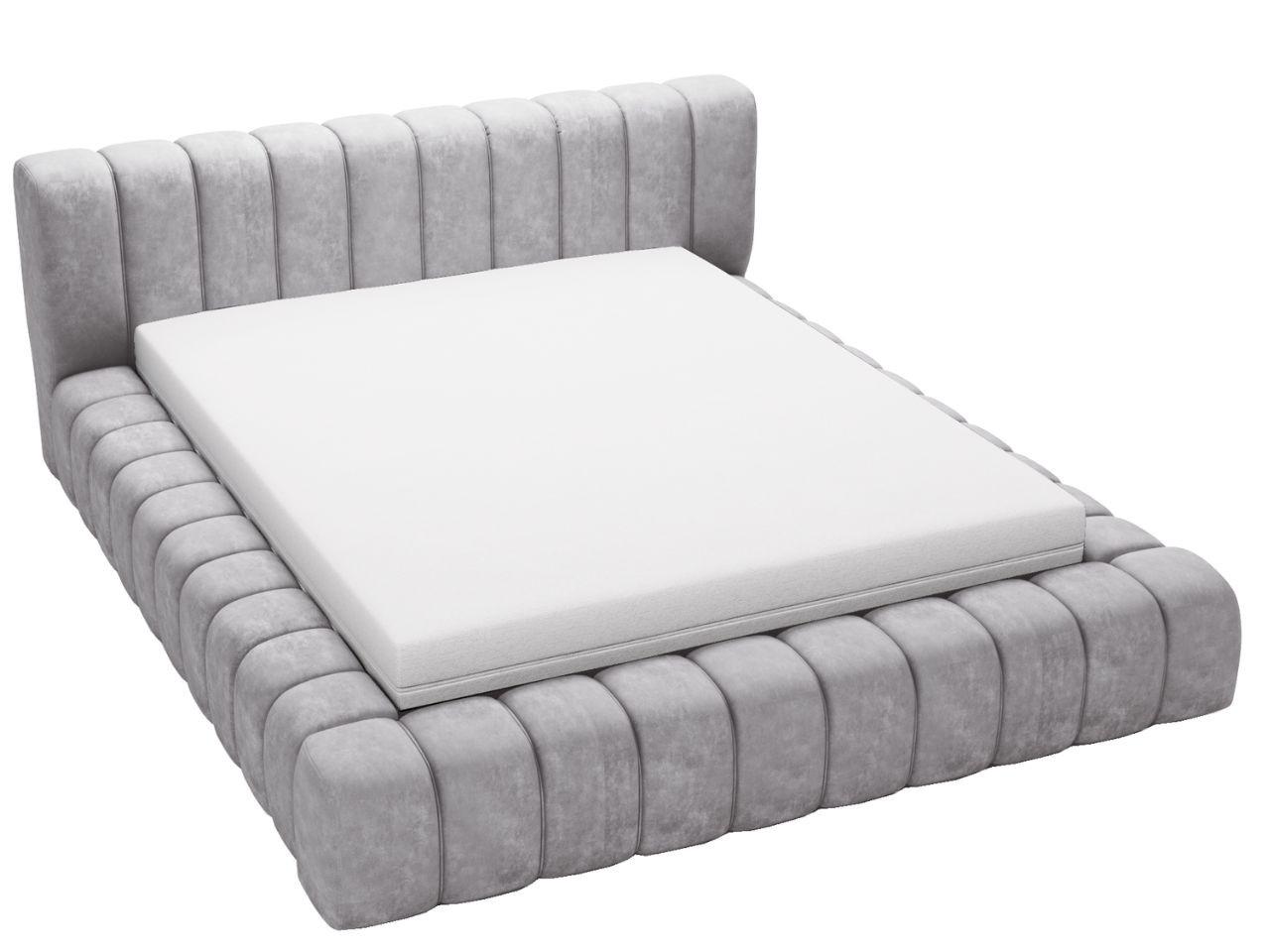 wohnli-moebel-suche-800001002064 Wohnli Möbelsuche - POLSTERBETT Italia 140x200 Grau