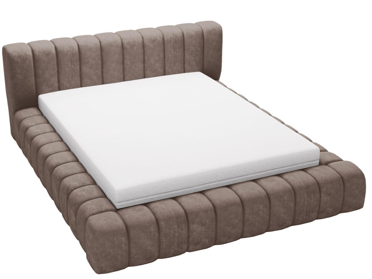 wohnli-moebel-suche-800001002077 Wohnli Möbelsuche - POLSTERBETT Italia 140x200 Braun
