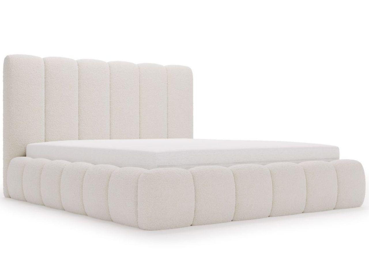 wohnli-moebel-suche-800001002340 Wohnli Möbelsuche - POLSTERBETT Imperial 200x200 Bouclé-Stoff Creme