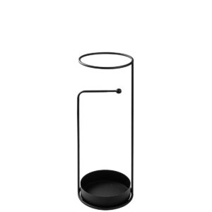 Wohnli Möbelsuche - SCHIRMSTÄNDER aus schwarzem Metall 22/22/60 cm