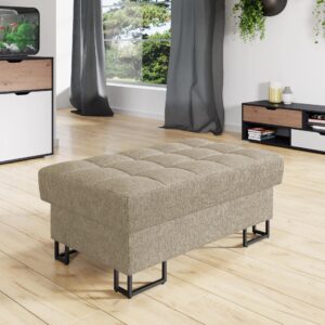 wohnli-moebel-suche-800001011911-1 POLSTERHOCKER Laris Textil MIRJAN24 Möbel > Sessel > Hocker Braun