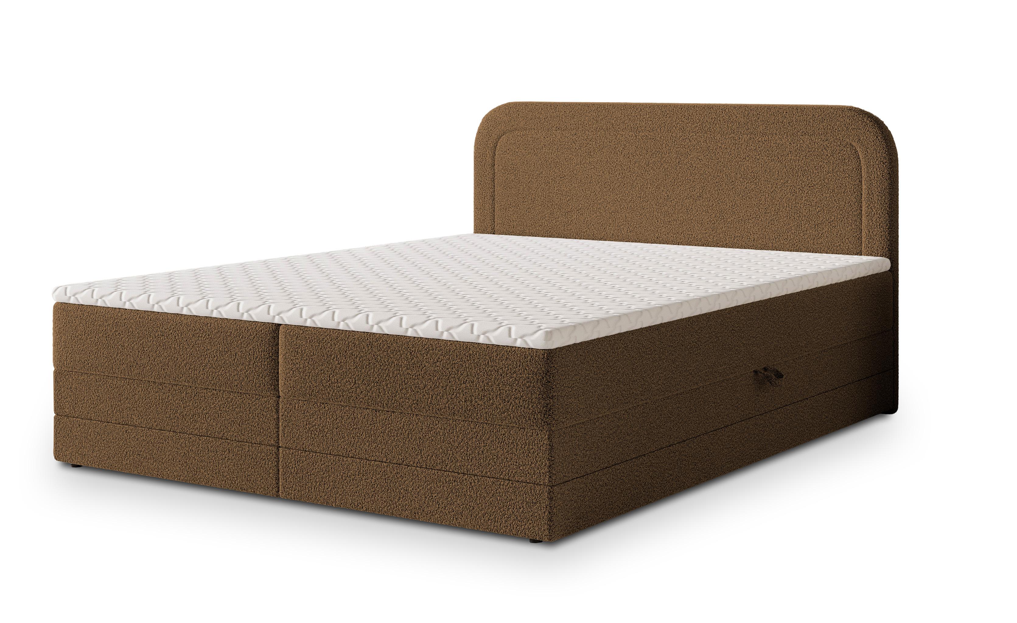 wohnli-moebel-suche-800001012114 Wohnli Möbelsuche - BOXBETT ARMEL 180x200 cm mit Matratze und Topper - Braun