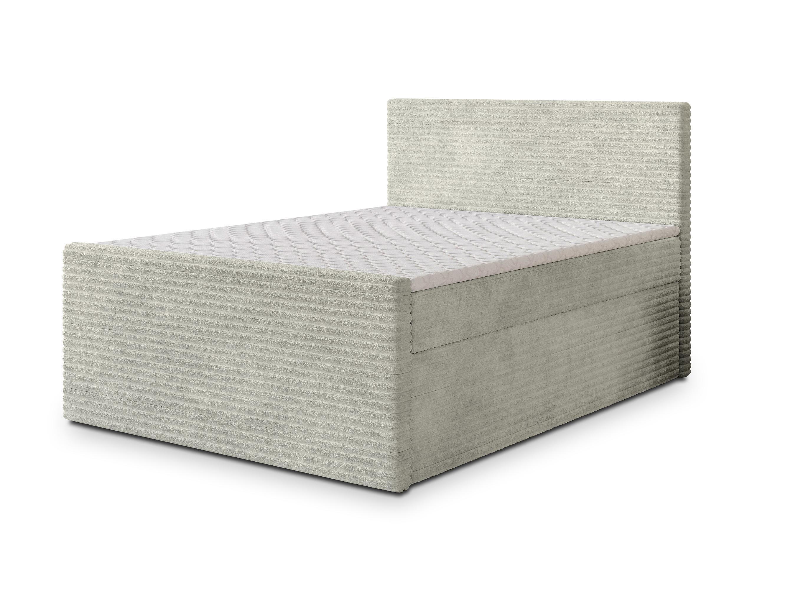 wohnli-moebel-suche-800001012298 Wohnli Möbelsuche - BOXBETT NOLEN 160x200 cm mit Matratze und Topper - Hellgrau