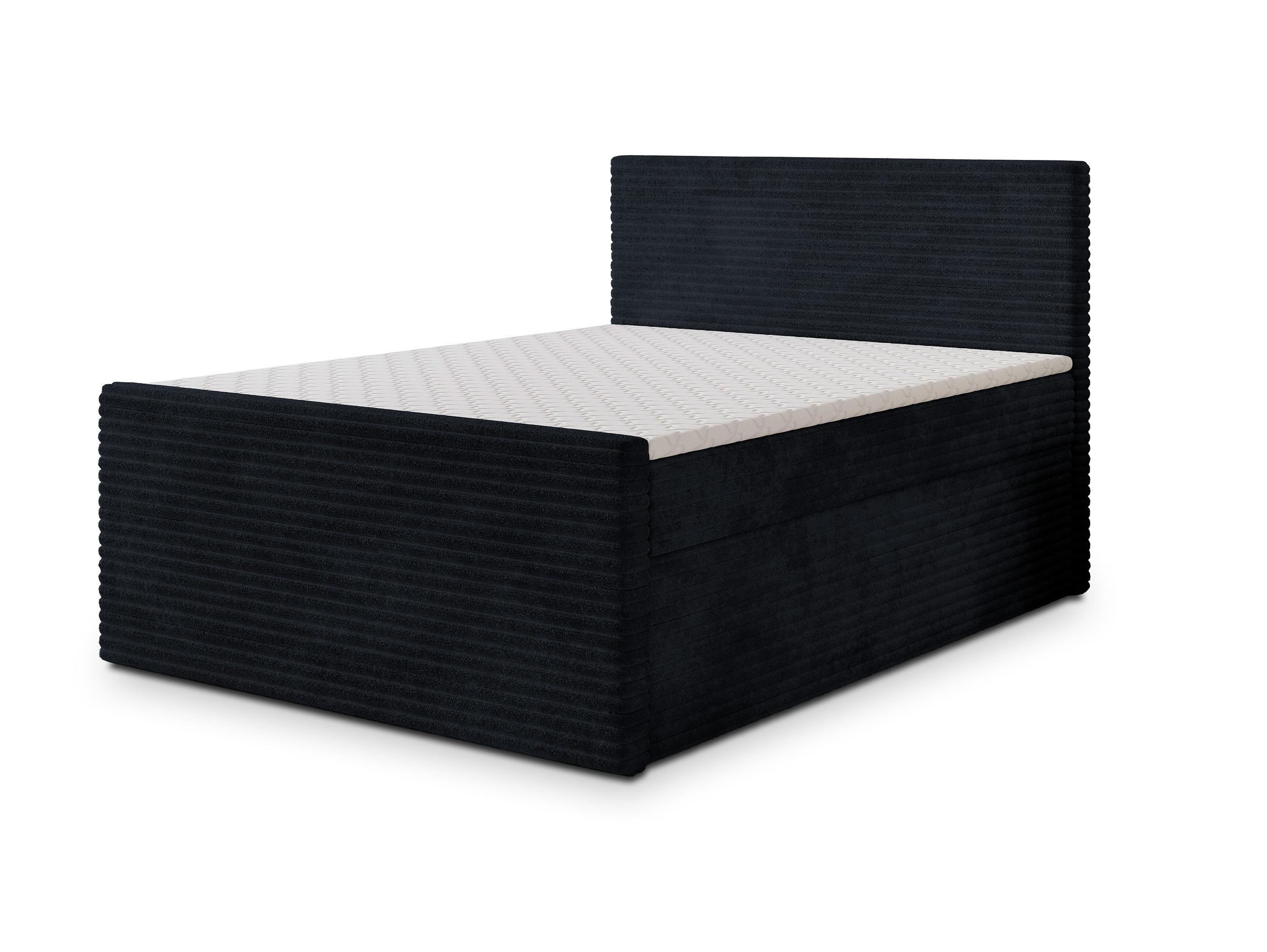 wohnli-moebel-suche-800001012354 Wohnli Möbelsuche - BOXBETT NOLEN 140x200 cm mit Matratze und Topper - Schwarz