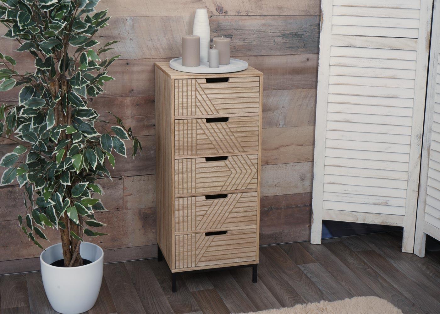 wohnli-moebel-suche-800001012932-1 KOMMODE Braun Holz MCW Möbel > Kommoden & Schubladenschränke > Kommoden Braun