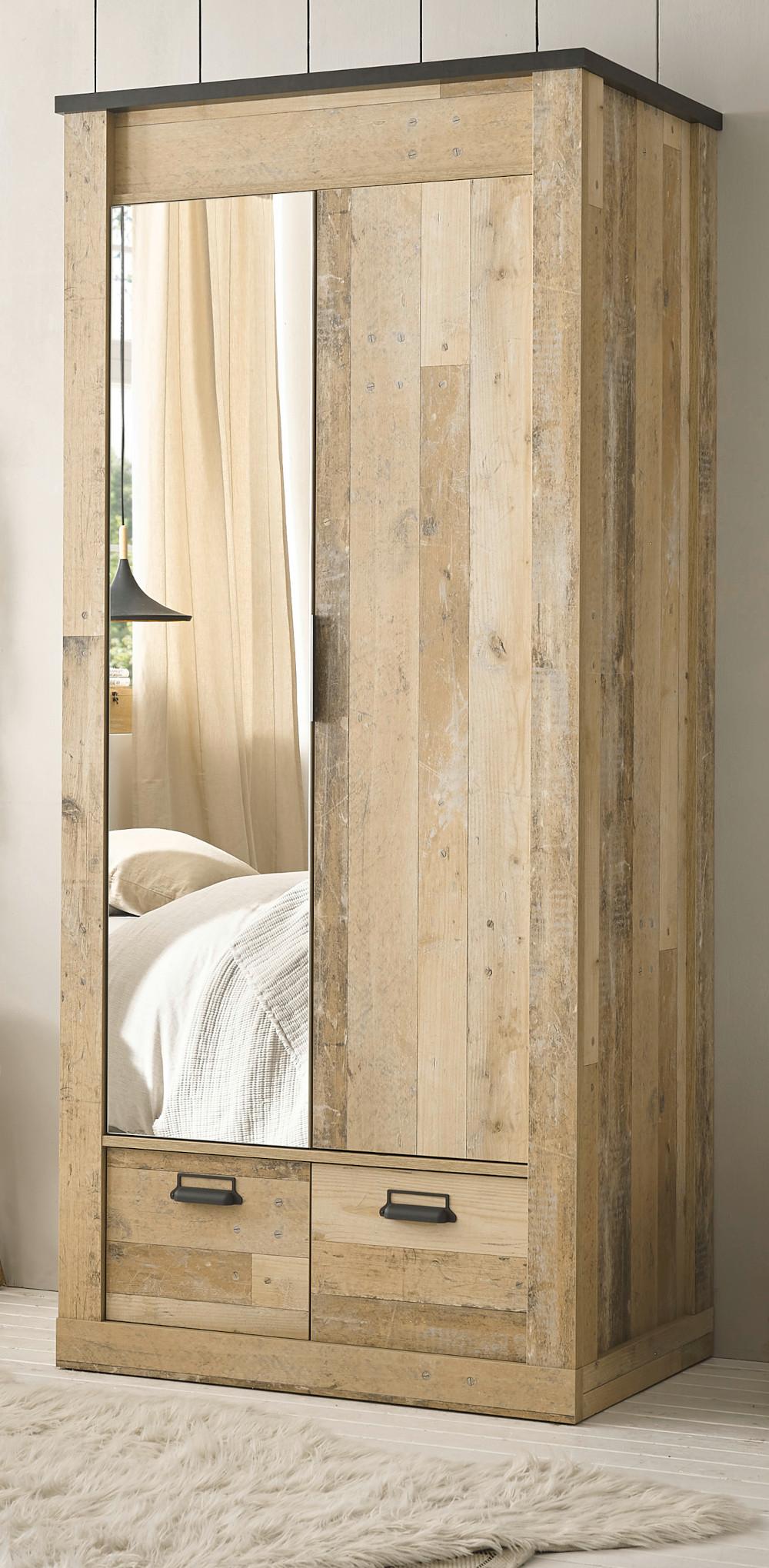 dunkles Grau 93 x 209 cm