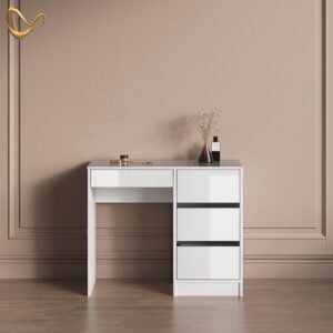 SCHMINKTISCH Imola Weiß 90 cm ohne Spiegel Holzwerkstoff Livinity® Möbel > Kommoden & Schubladenschränke > Konsolentische Weiß