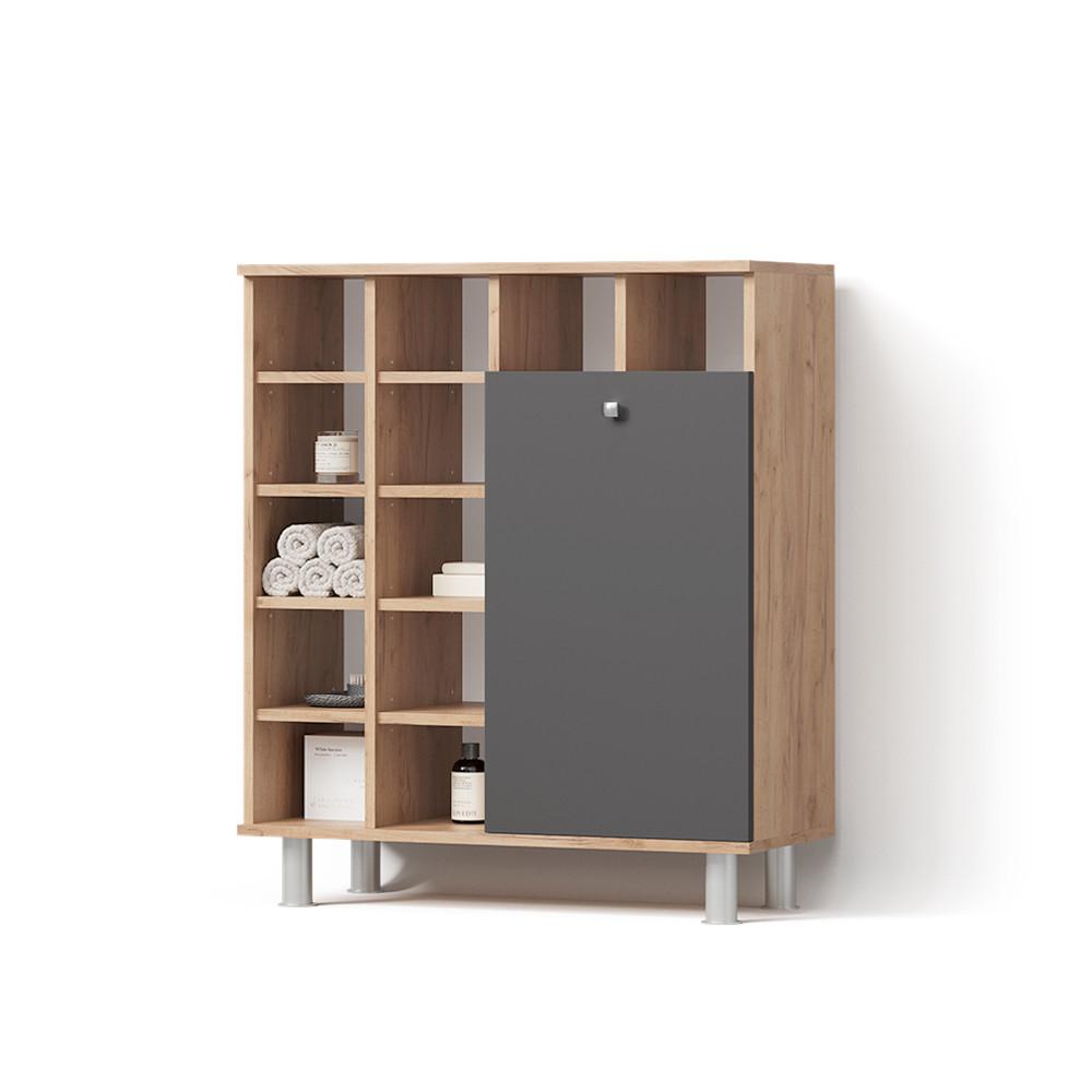 wohnli-moebel-suche-800001014303 Wohnli Möbelsuche - BADSCHRANK Fucino Anthrazit 78.4 x 91.6 cm