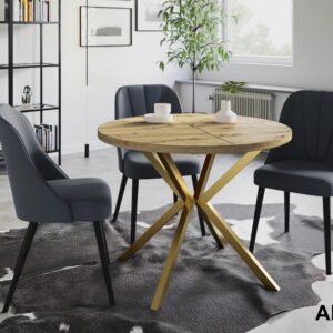 wohnli-moebel-suche-800001016259-1 ausziehbarer Tisch Durchmesser: 120 cm/200 cm