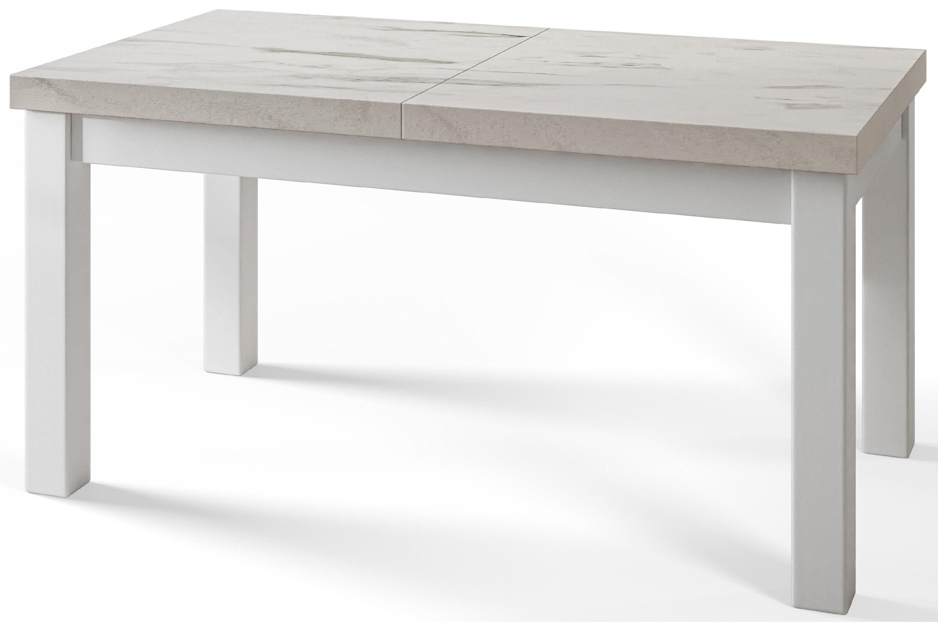 Wohnli Möbelsuche - RECHTECKIGER Esstisch Ausziehbar – Moderner Wohnzimmertisch Küchentisch und Esszimmertisch – Tisch mit Holzbeinen