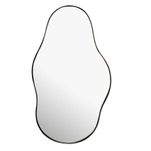 wohnli-moebel-suche-800001018372 Wohnli Möbelsuche - WANDSPIEGEL Asymmetrisch Metall Schwarz 40x80 cm Moderner Rahmen
