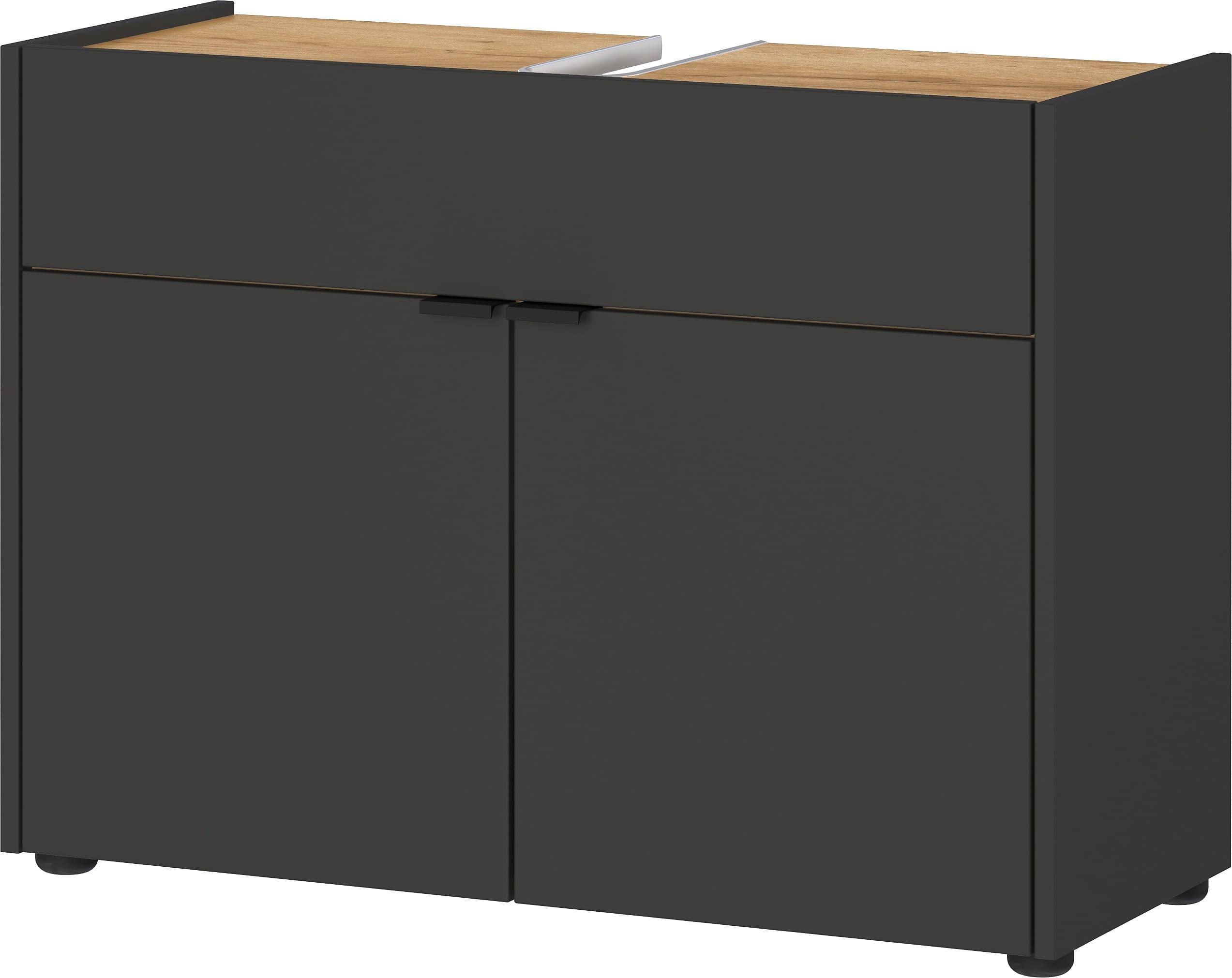 wohnli-moebel-suche-800001020955 Wohnli Möbelsuche - UNTERSCHRANK 80x34x60 cm stoßfest mit Siphonaussparung und Easy-Clean-Oberfläche