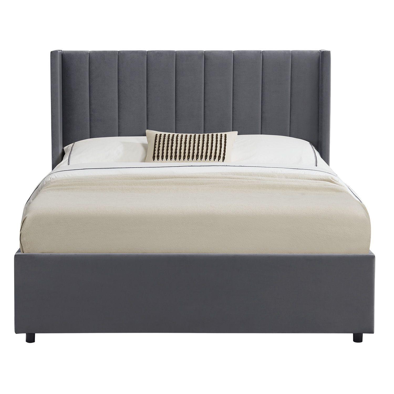 wohnli-moebel-suche-800001022509 Wohnli Möbelsuche - POLSTERBETT Savona mit Matratze 120 x 200 cm dunkelgrau