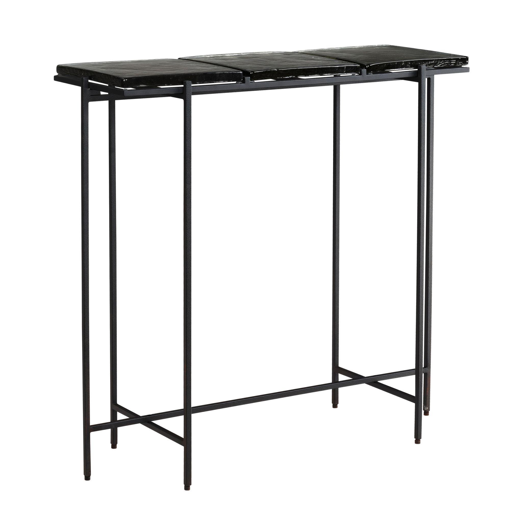 wohnli-moebel-suche-800001024284 Wohnli Möbelsuche - KONSOLENTISCH – Schwarz/Glas