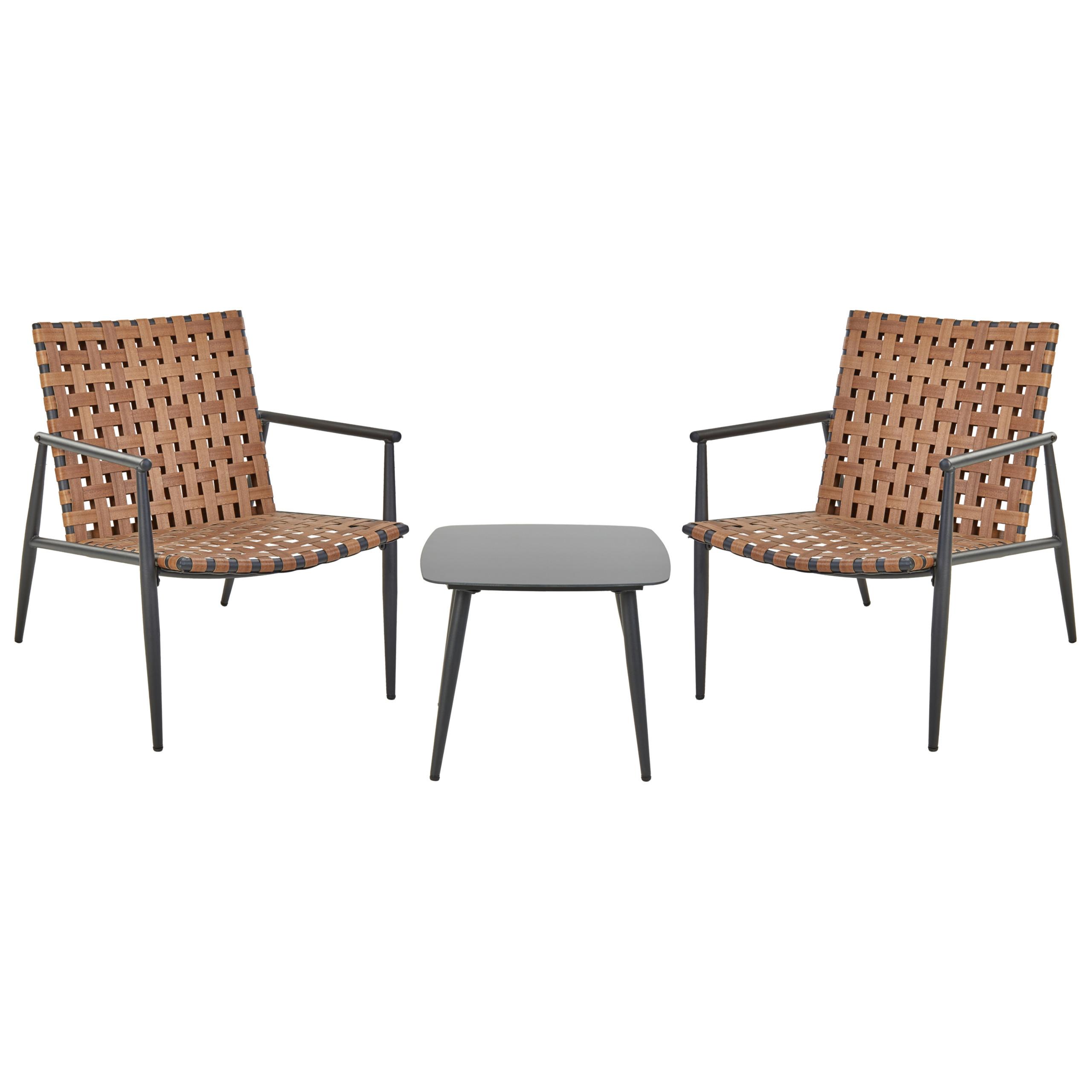 Wohnli Möbelsuche - BISTRO-SET 2-Sitzer Braun Ziria