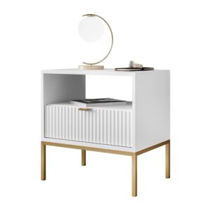 wohnli-moebel-suche-800001026658 Wohnli Möbelsuche - NACHTTISCH CORTADO GOLD S54 WEISS