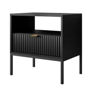 wohnli-moebel-suche-800001026661-1 NACHTTISCH CORTADO S54 SCHWARZ Holzwerkstoff Lookway Möbel > Kommoden & Schubladenschränke > Nachttische Schwarz