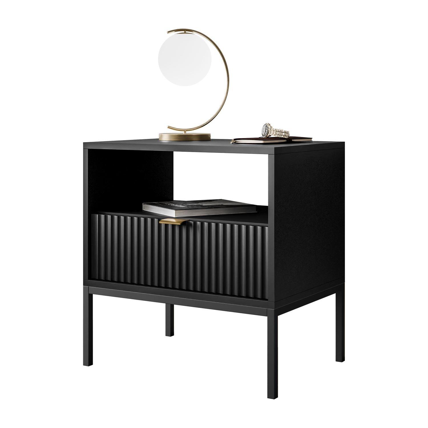 wohnli-moebel-suche-800001026661 Wohnli Möbelsuche - NACHTTISCH CORTADO S54 SCHWARZ