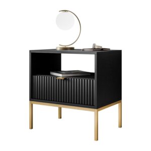 wohnli-moebel-suche-800001026674 Wohnli Möbelsuche - NACHTTISCH CORTADO GOLD S54 SCHWARZ