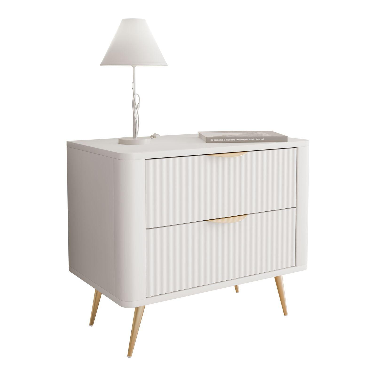 wohnli-moebel-suche-800001026775 Wohnli Möbelsuche - NACHTTISCH SCARLETT 2S MIT SCHUBLADEN BEIGE + GOLD