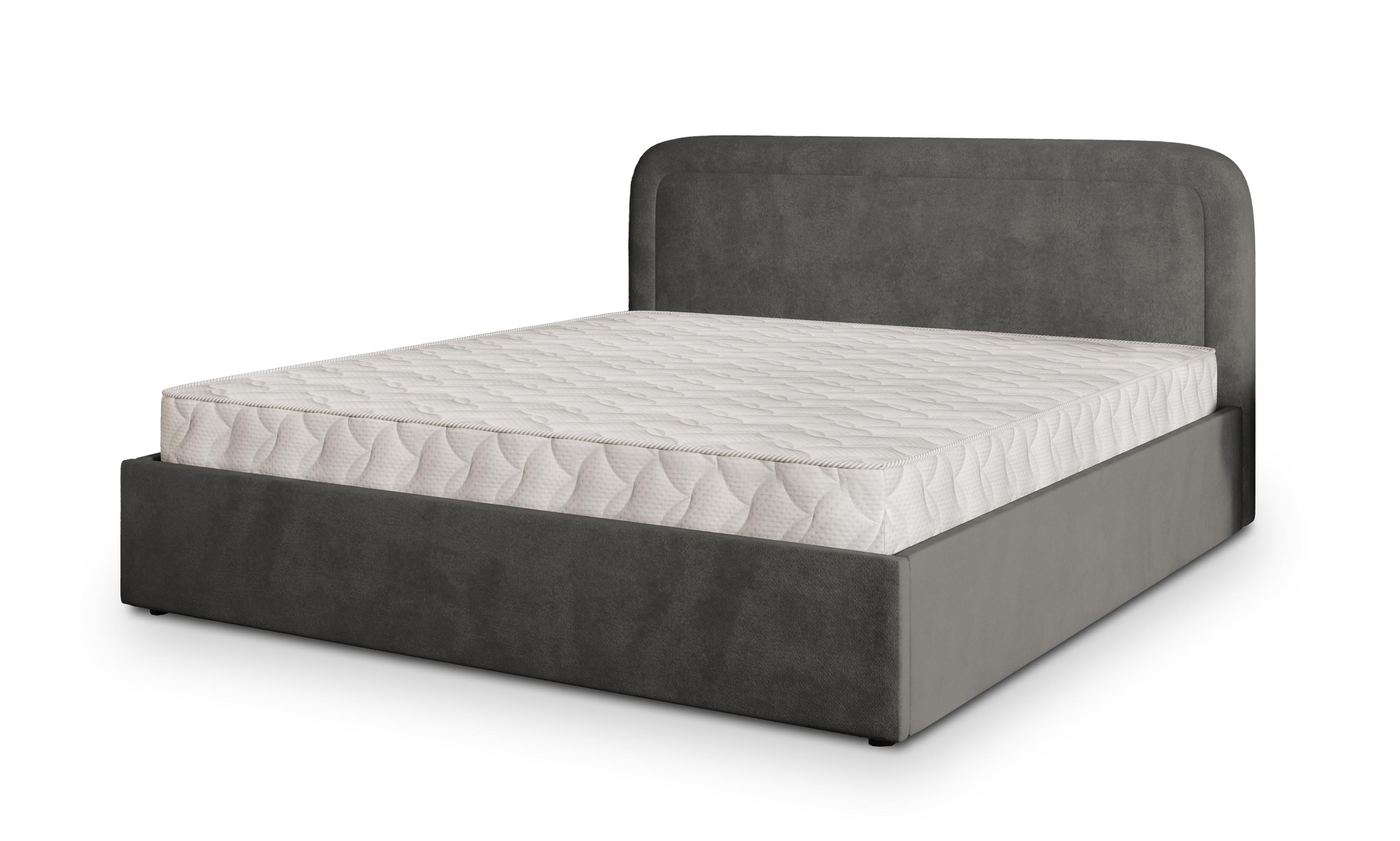 wohnli-moebel-suche-800001027525 Wohnli Möbelsuche - POLSTERBETT BENIRA K 140x200 cm mit Bettkästen - Grau