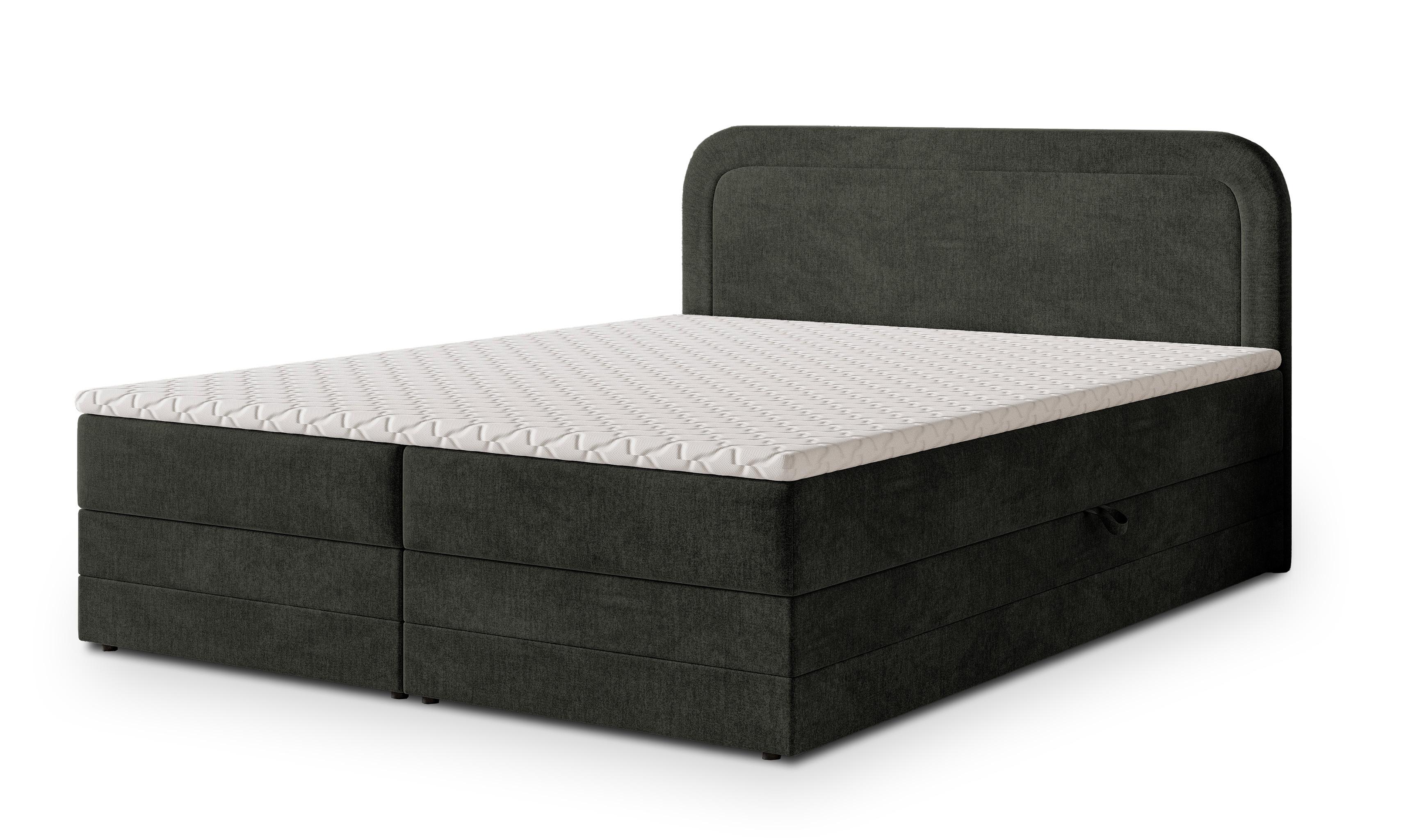 wohnli-moebel-suche-800001027567 Wohnli Möbelsuche - BOXBETT ARMEL 140x200 cm mit Matratze und Topper - Schwarz