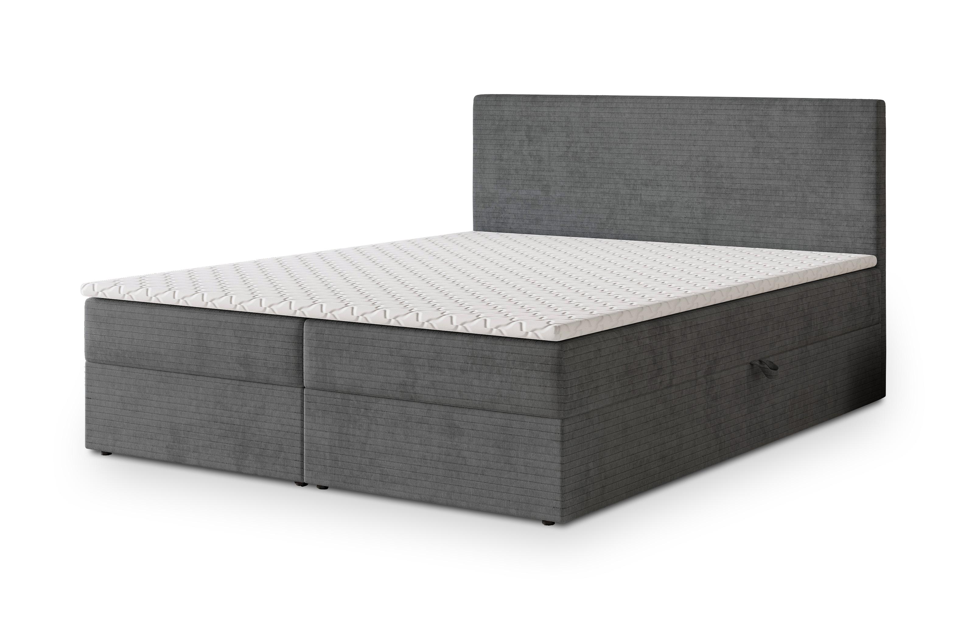 wohnli-moebel-suche-800001027581 Wohnli Möbelsuche - BOXBETT NIRA 180x200 cm mit Matratze und Topper - Grau