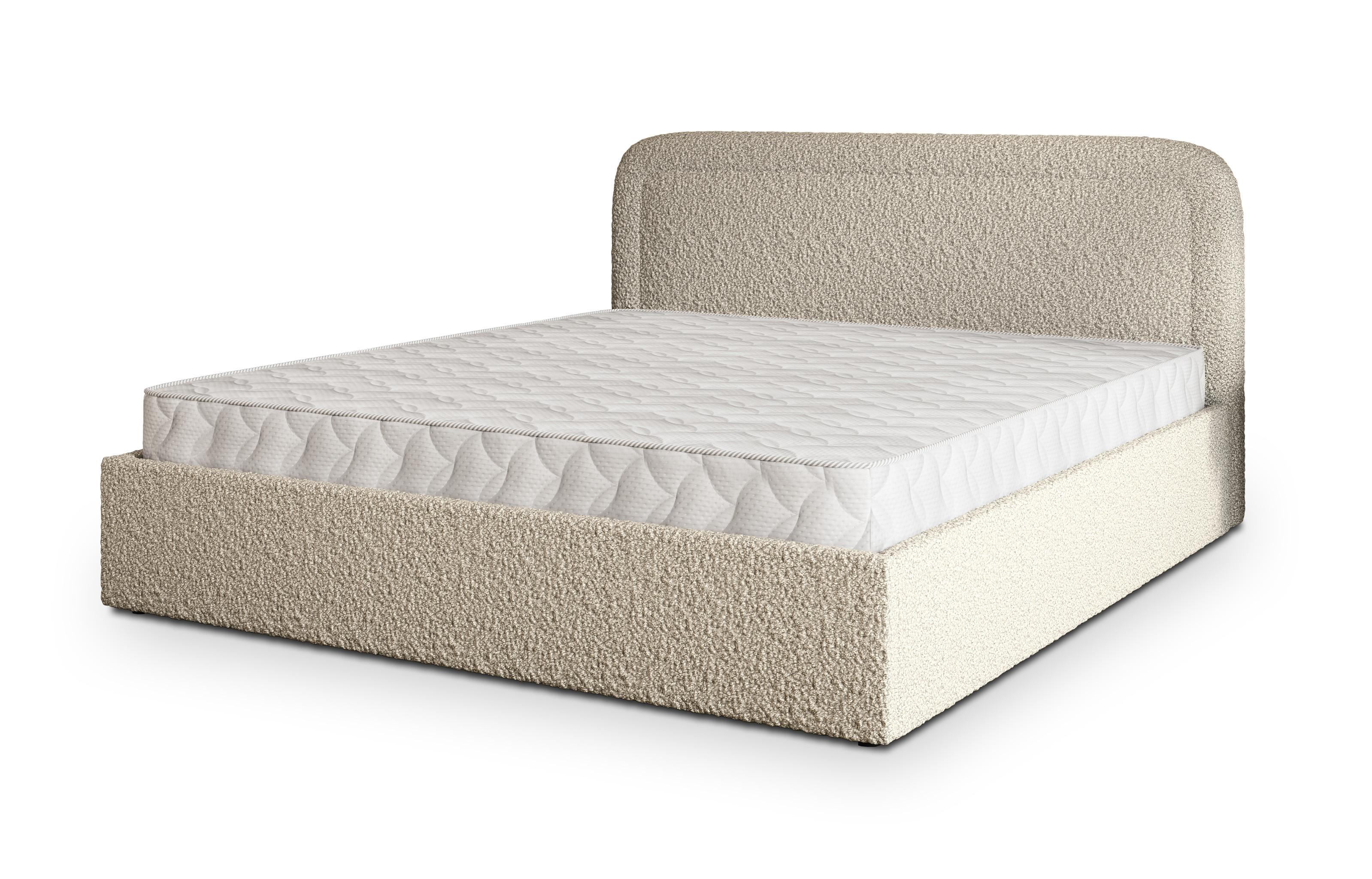 Wohnli Möbelsuche - POLSTERBETT BENIRA Q 140x200 cm mit Bettkästen - Beige