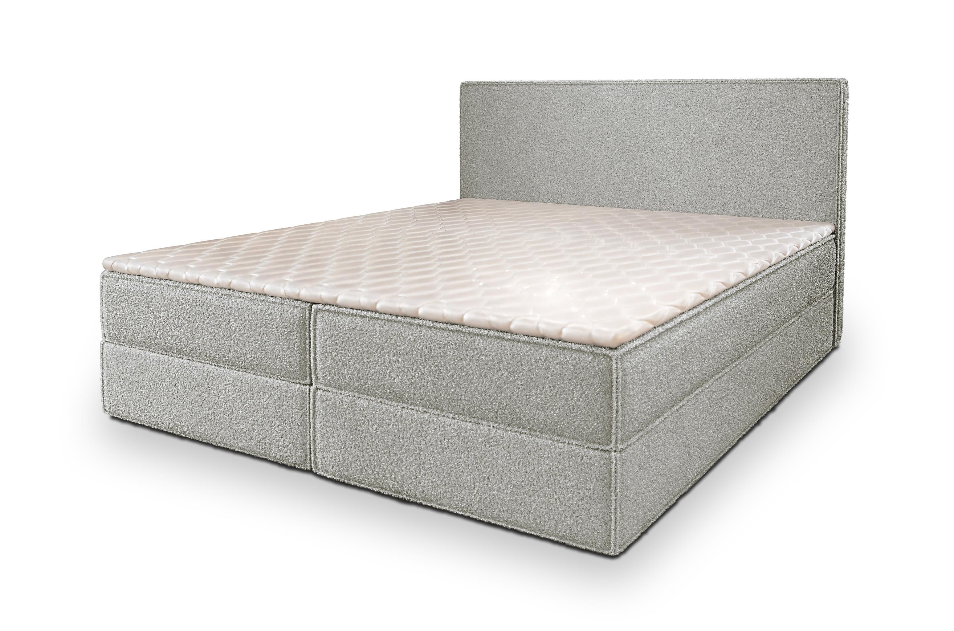 wohnli-moebel-suche-800001027691 Wohnli Möbelsuche - BOXBETT PELLIO 180x200 cm mit Matratze und Topper - Hellgrau