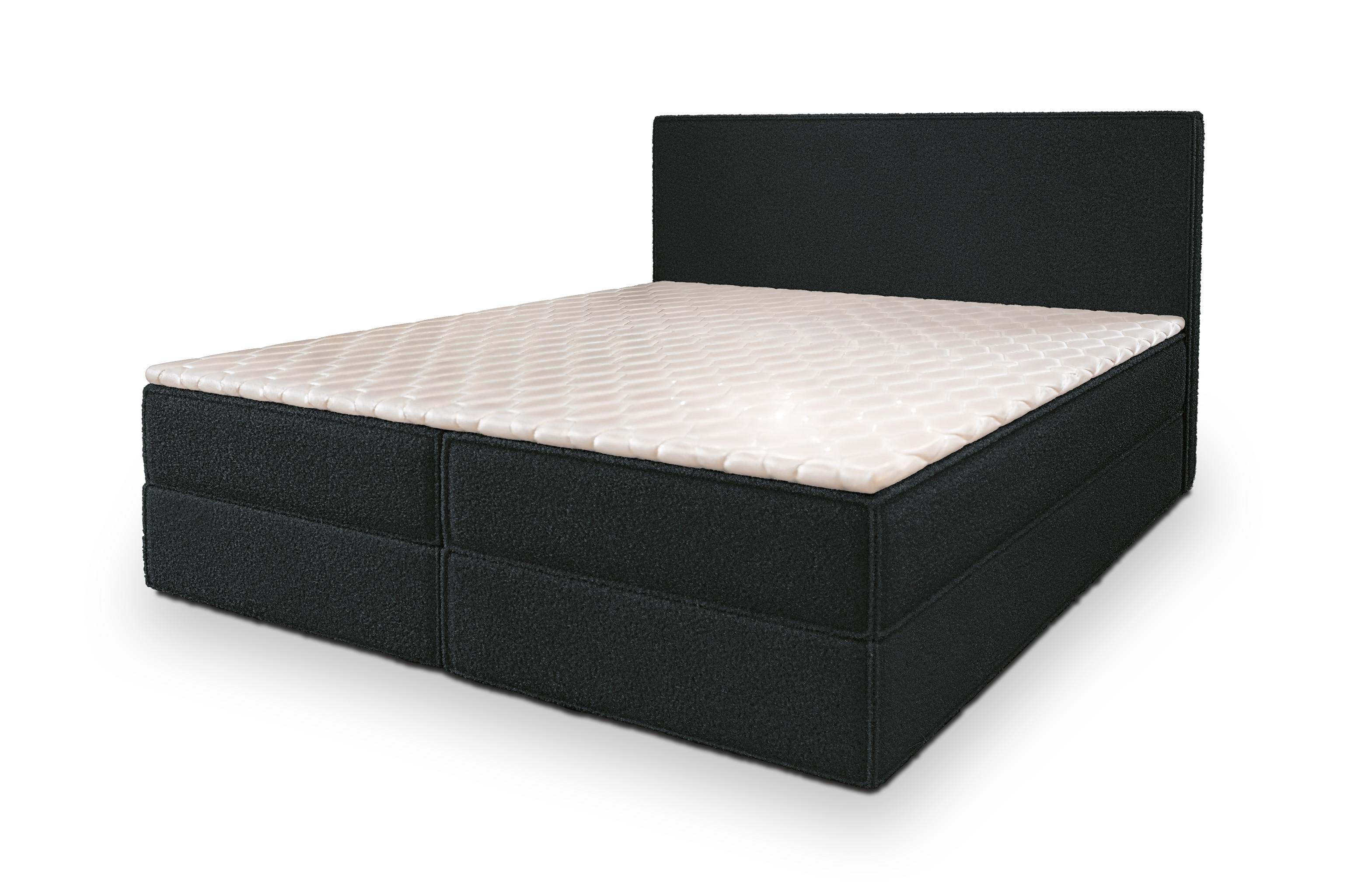 wohnli-moebel-suche-800001027698 Wohnli Möbelsuche - BOXBETT PELLIO 140x200 cm mit Matratze und Topper - Schwarz