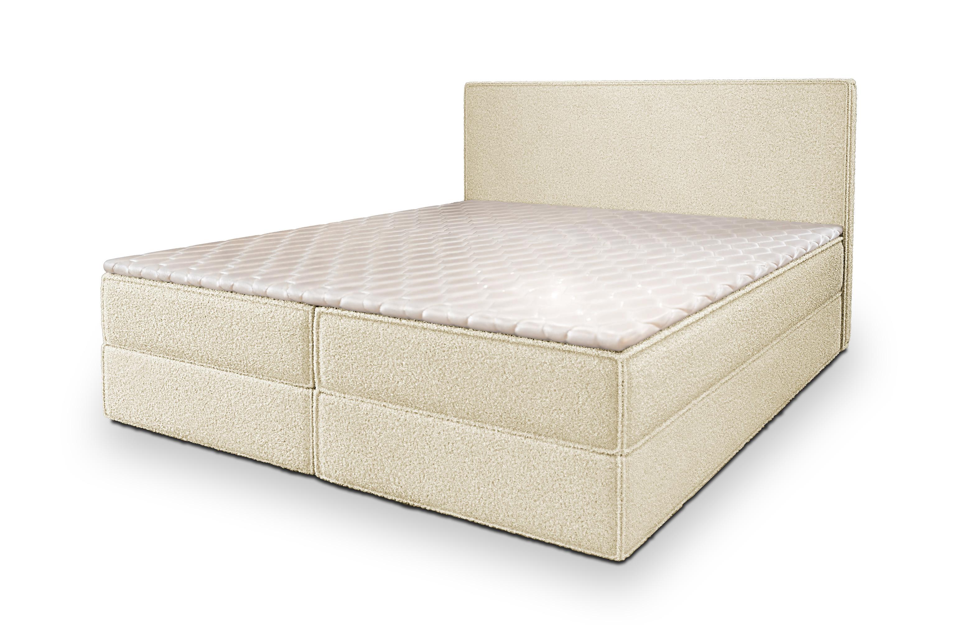 wohnli-moebel-suche-800001027706 Wohnli Möbelsuche - BOXBETT PELLIO 160x200 cm mit Matratze und Topper - Creme